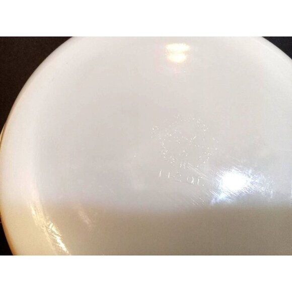 Fire King Anchor Hocking Round Casserole Loaf Pan Dish Vintage No Lids Set Of 2 - Picture 4 of 5